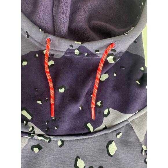 DC SHOE CO. SALEM TECHNICAL FLEECE HOODIE  PURPLE/GRAY WOMENS XS - Picture 6 of 10